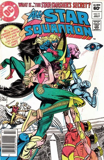 ALL-STAR SQUADRON #8 NEWSSTAND (MID-GRADE)
