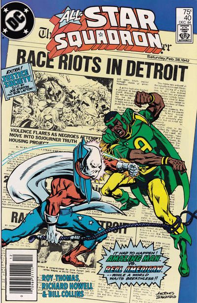 ALL-STAR SQUADRON #40 NEWSSTAND (MID GRADE)