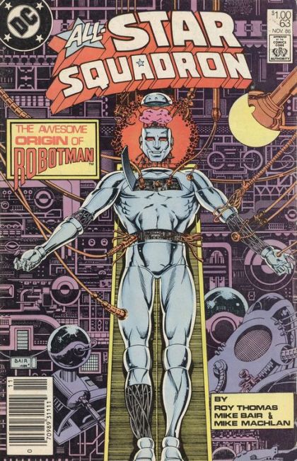 ALL-STAR SQUADRON #63 NEWSSTAND (MID GRADE)