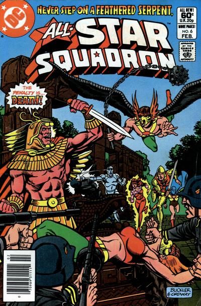 ALL-STAR SQUADRON #6 NEWSSTAND (MID-GRADE)