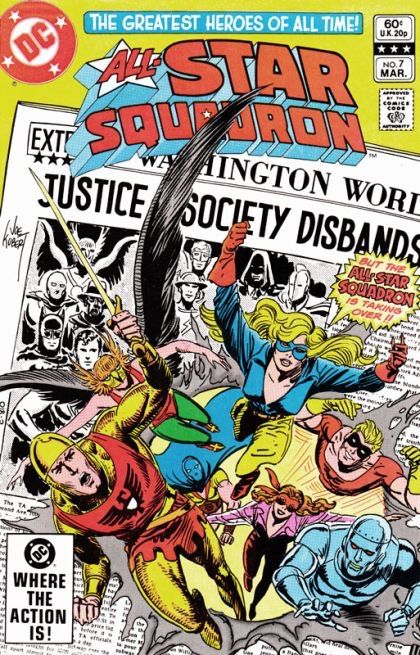 ALL-STAR SQUADRON #7 (MID-GRADE)