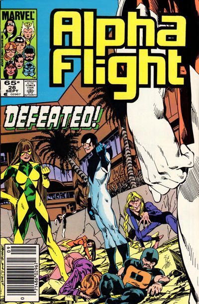 ALPHA FLIGHT, VOL. 1 #26 NEWSSTAND