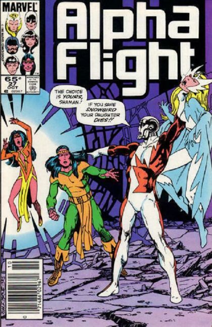 ALPHA FLIGHT, VOL. 1 #27 NEWSSTAND