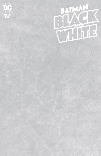 Batman: Black & White, Vol. 3 #1 Blank Variant
