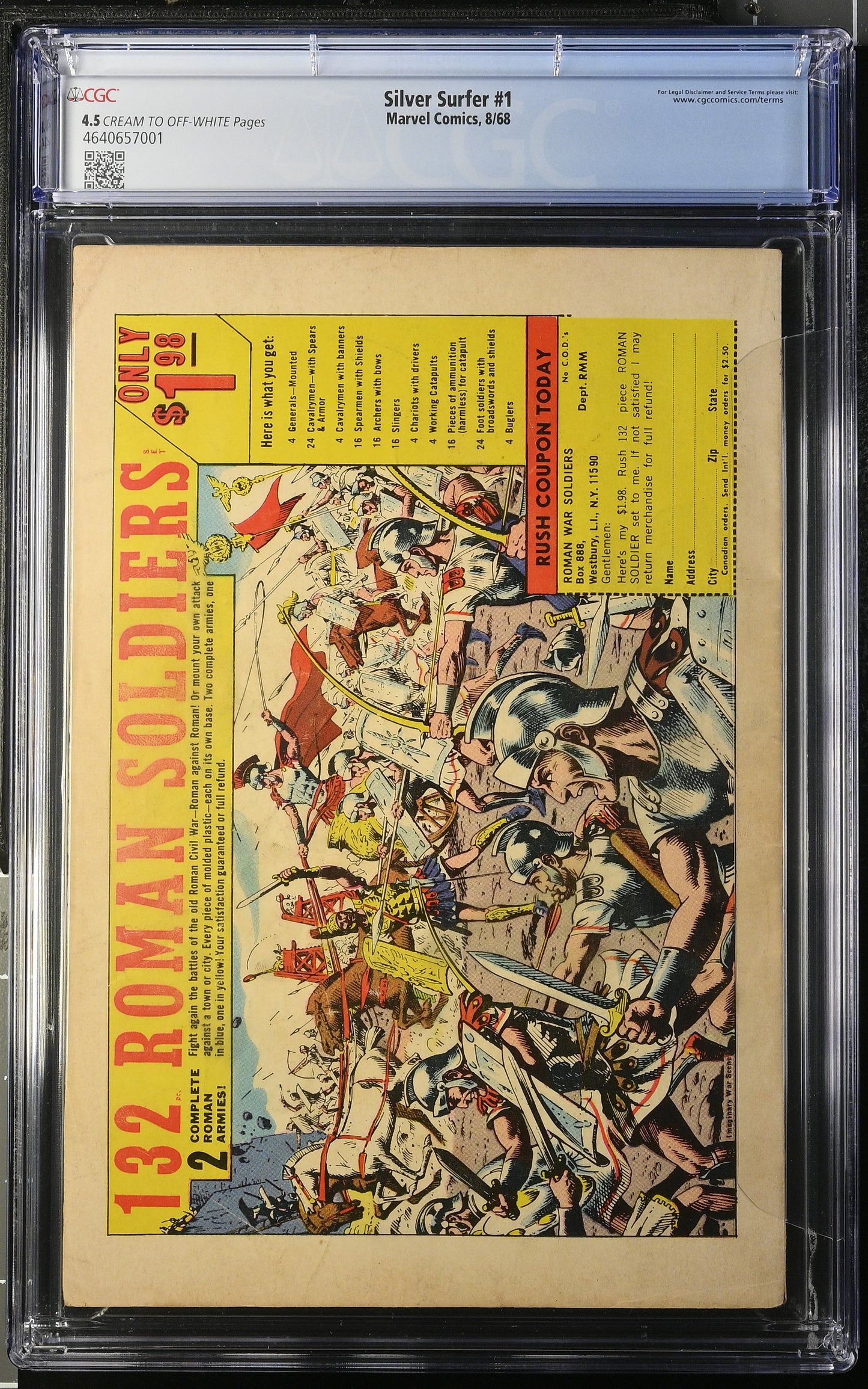 SILVER SURFER, VOL. 1 #1 (1968) CGC 4.5