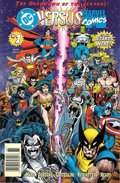 DC Versus Marvel / Marvel Versus DC #1 Newsstand Edition