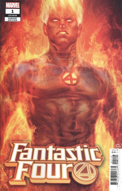 Fantastic Four, Vol. 6 #1 Artgerm Human Torch Variant