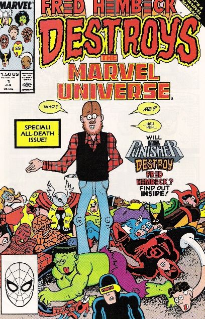 FRED HEMBECK DESTROYS THE MARVEL UNIVERSE (NEWSSTAND)