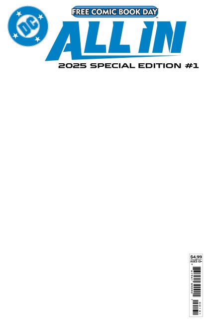 DC All In / Absolute Universe Special Edition #1 Blank Variant