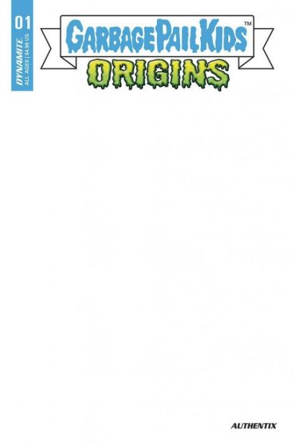 Garbage Pail Kids: Origins #1 Blank Authentix Cover