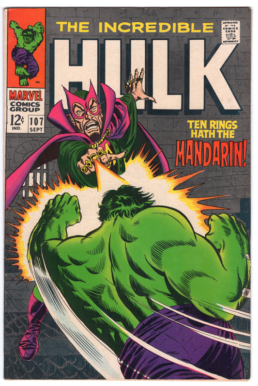 INCREDIBLE HULK, VOL. 1 #107 VF- (7.5)