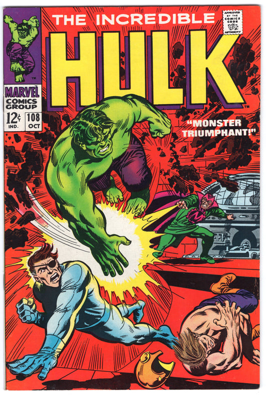 INCREDIBLE HULK, VOL. 1 #108 VF (8.0)