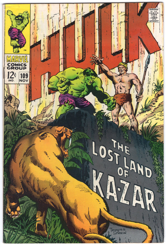 INCREDIBLE HULK, VOL. 1 #109 VG+ (4.5)