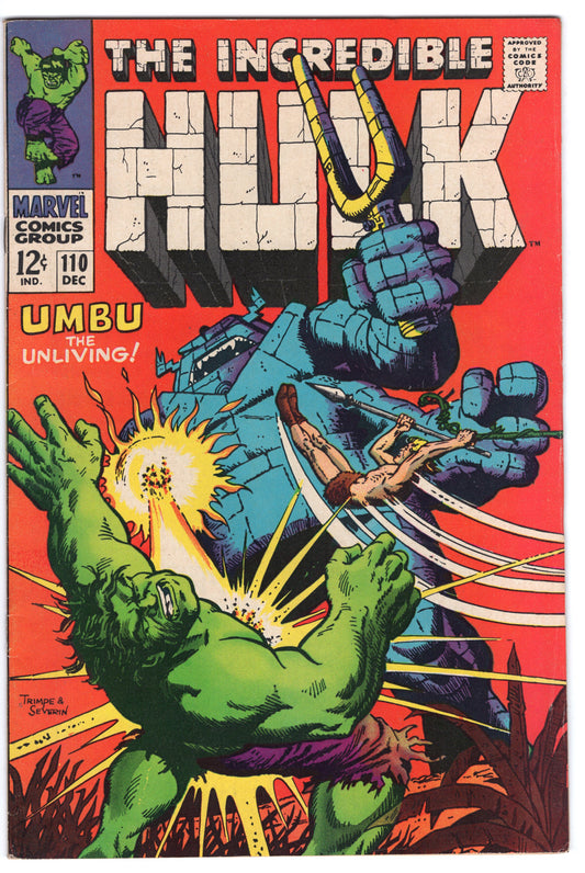 INCREDIBLE HULK, VOL. 1 #110 FN (6.0)