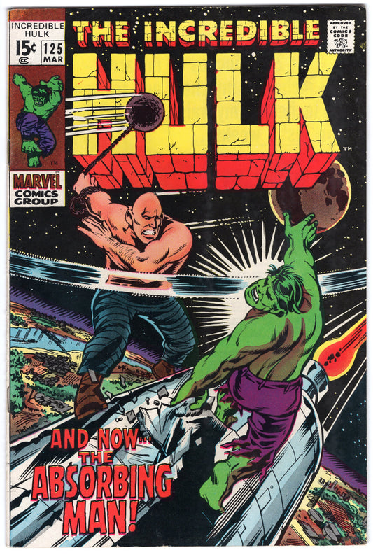 INCREDIBLE HULK, VOL. 1 #125 FN+ (6.5)