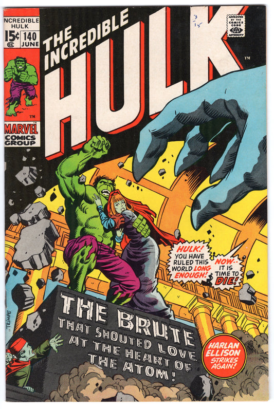 INCREDIBLE HULK, VOL. 1 #140 VF- (7.5)