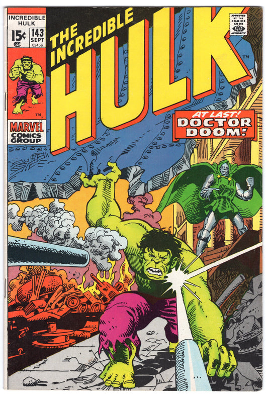 INCREDIBLE HULK, VOL. 1 #143 VF (8.0)
