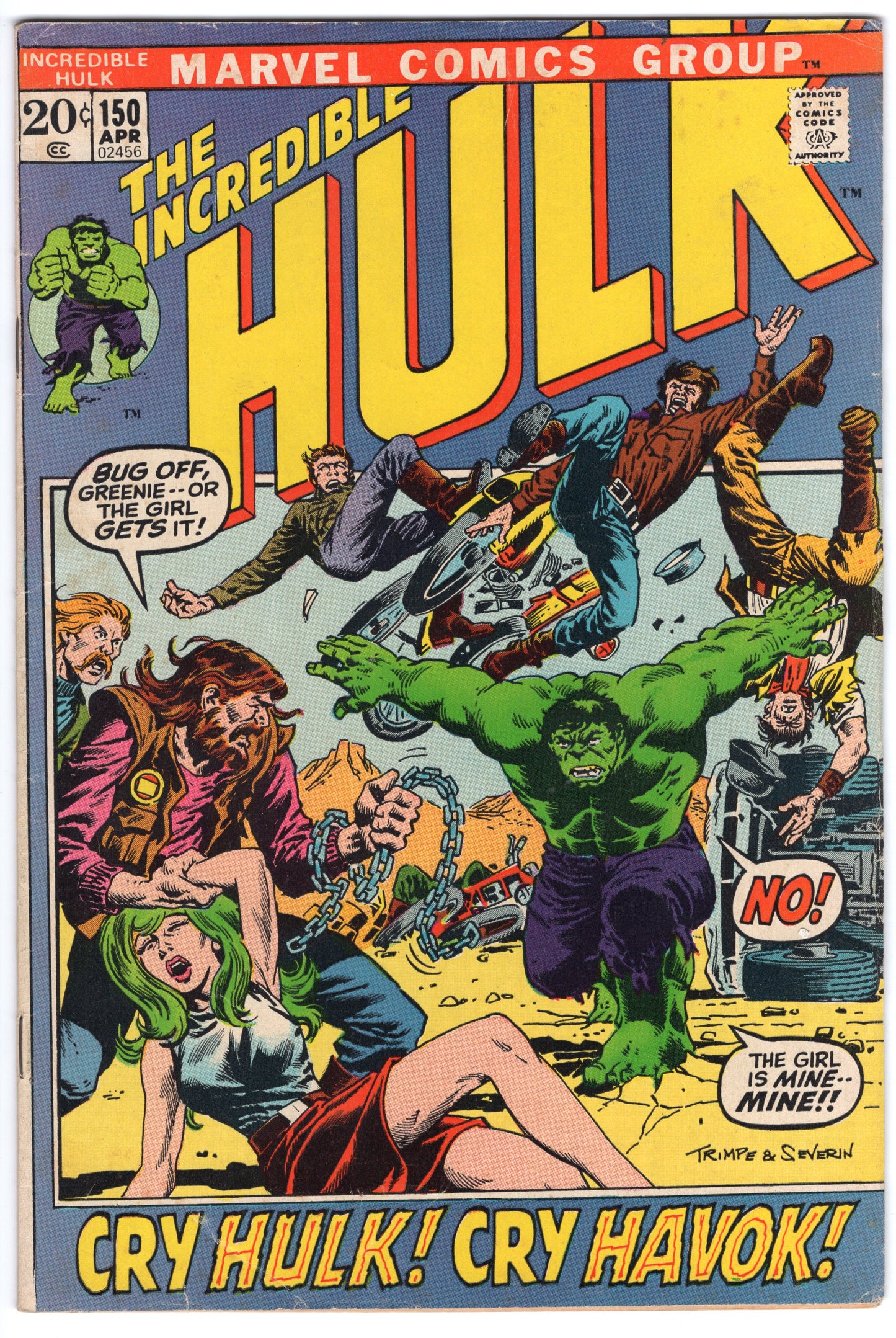 INCREDIBLE HULK, VOL. 1 #150 VG- (3.0)