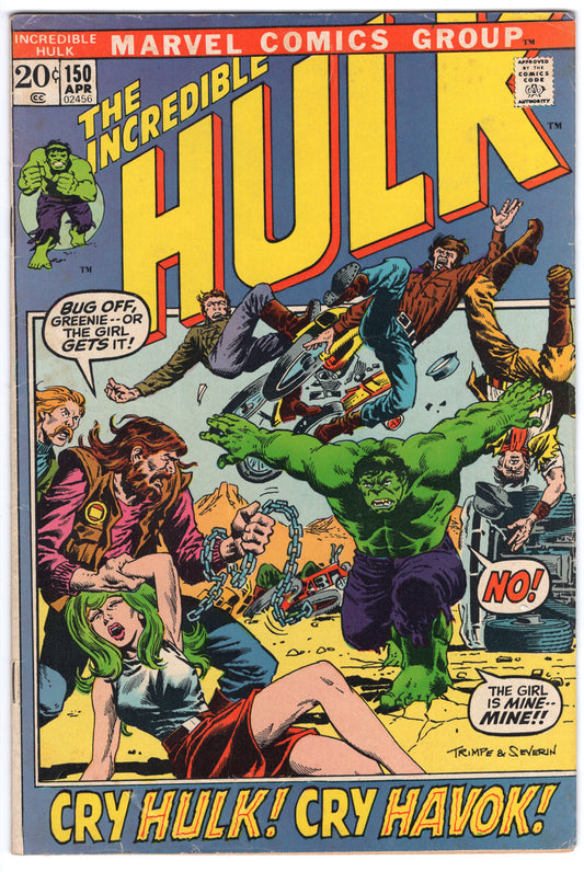INCREDIBLE HULK, VOL. 1 #150 VG- (3.0)