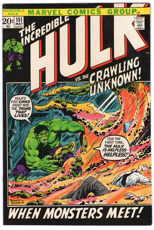 INCREDIBLE HULK, VOL. 1 #151 FN/VF (7.0)