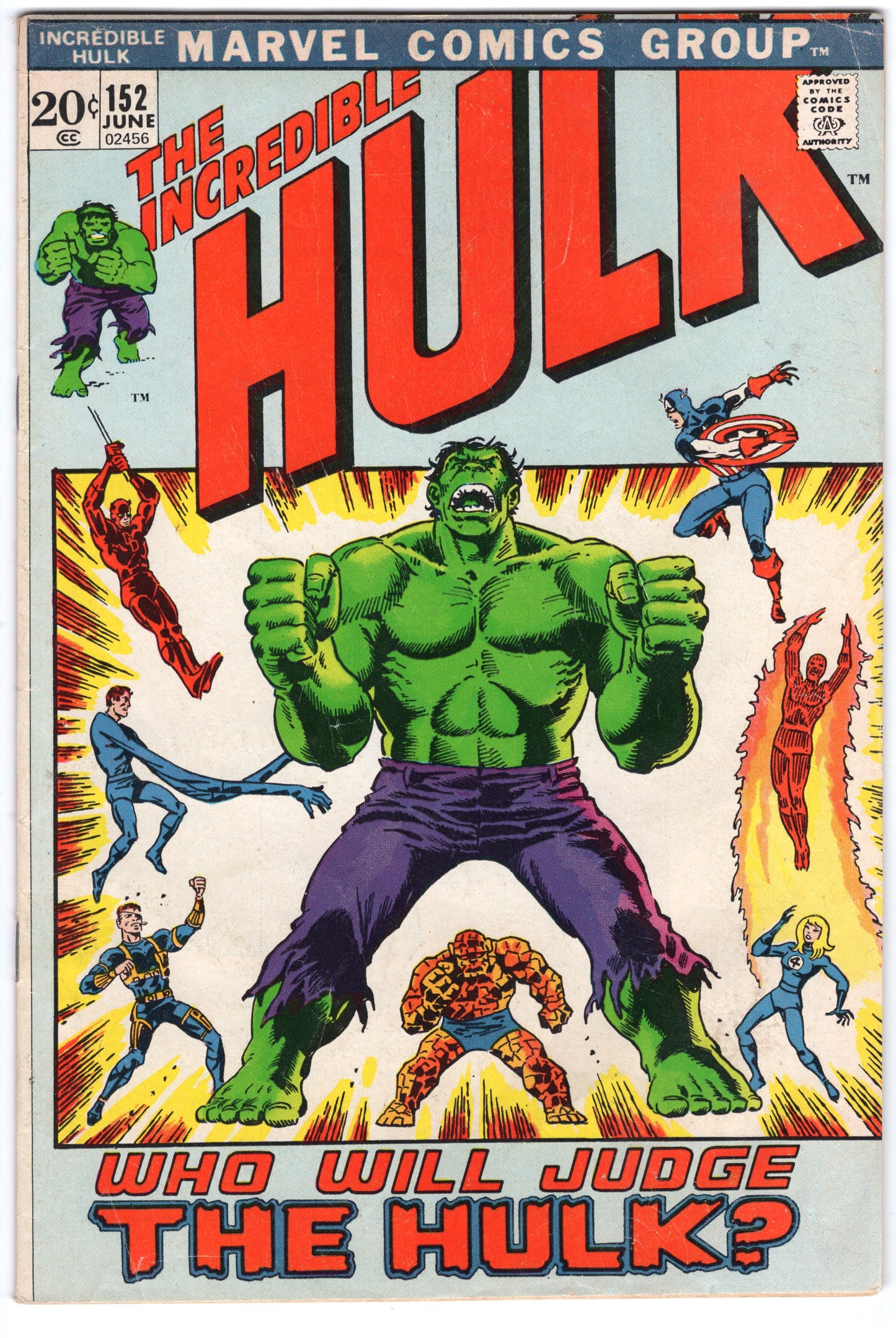 INCREDIBLE HULK, VOL. 1 #152 VG/FN (5.0)