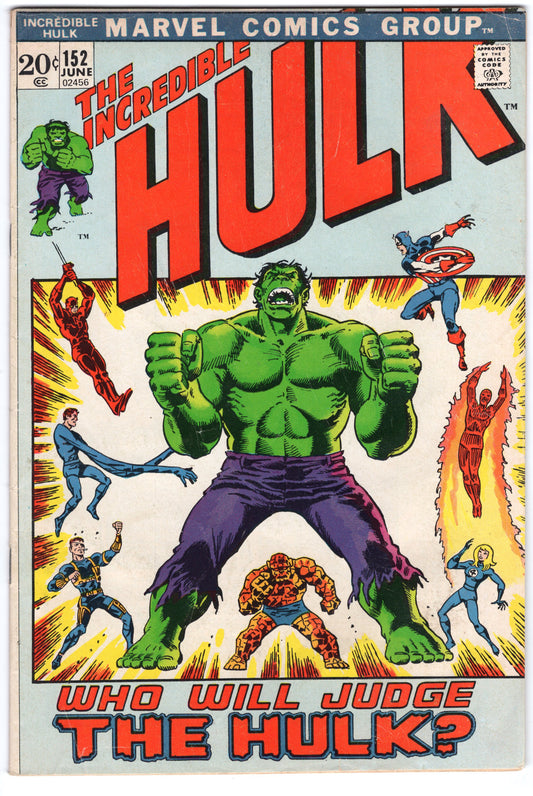 INCREDIBLE HULK, VOL. 1 #152 VG/FN (5.0)