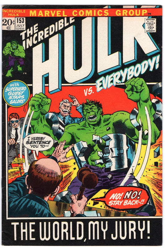 INCREDIBLE HULK, VOL. 1 #153 FN (6.0)