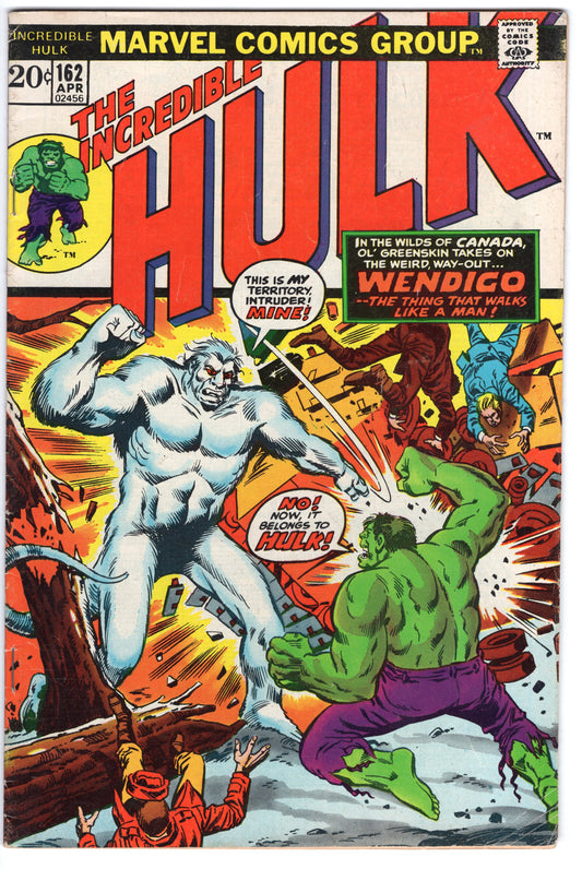 INCREDIBLE HULK, VOL. 1 #162 VG+ (4.5)