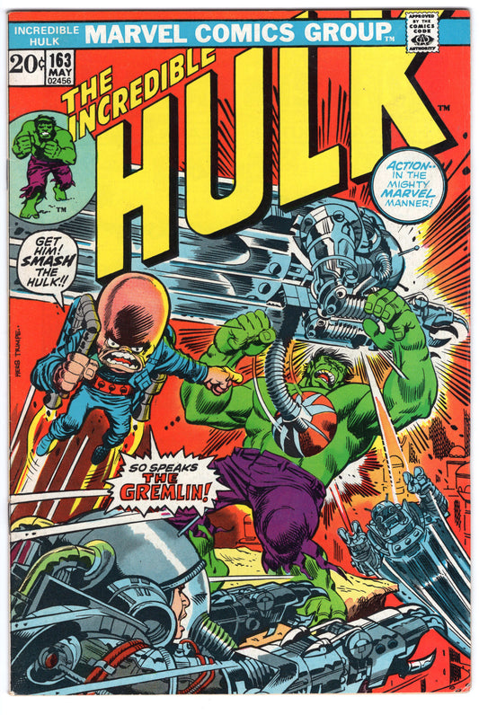 INCREDIBLE HULK, VOL. 1 #163 FN- (5.5)
