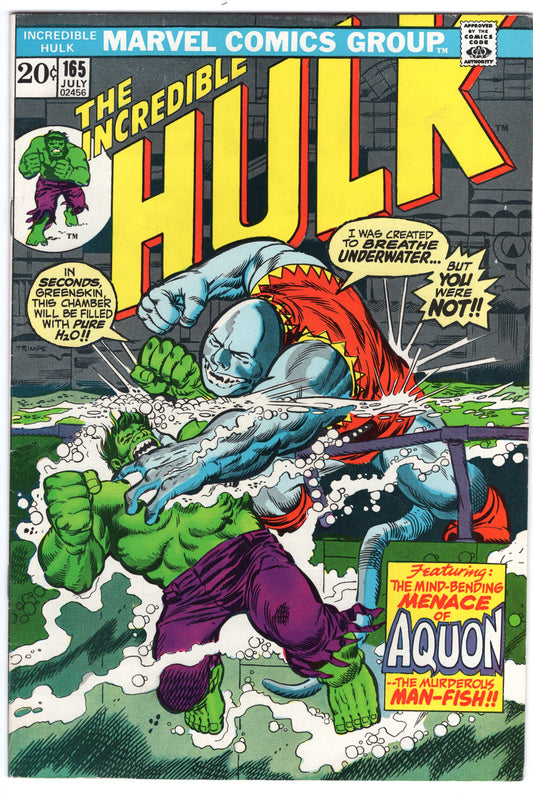 INCREDIBLE HULK, VOL. 1 #165 FN+ (6.5)