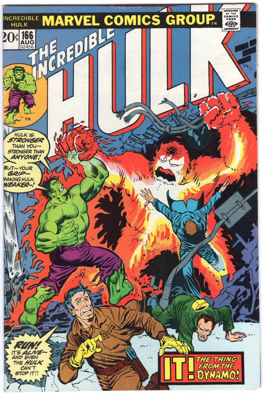 INCREDIBLE HULK, VOL. 1 #166 FN+ (6.5)