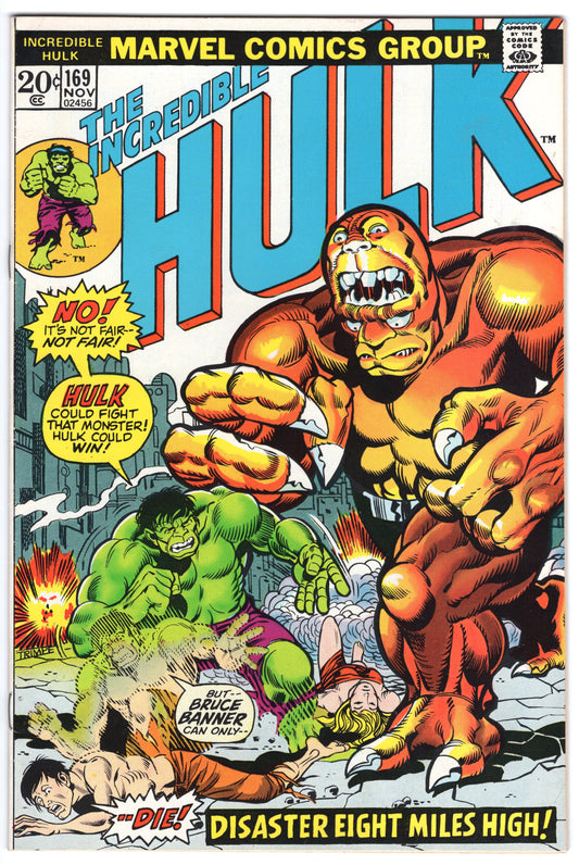 INCREDIBLE HULK, VOL. 1 #169 FN/VF (7.0)
