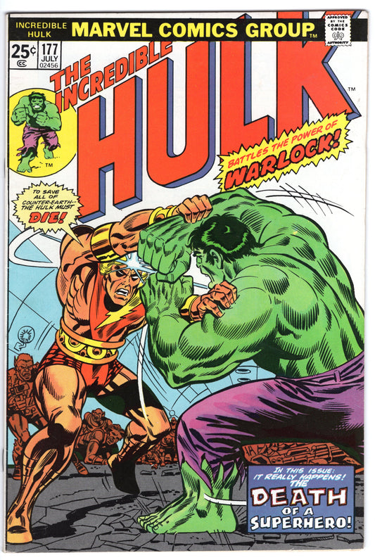 INCREDIBLE HULK, VOL. 1 #177 VF- (7.5)