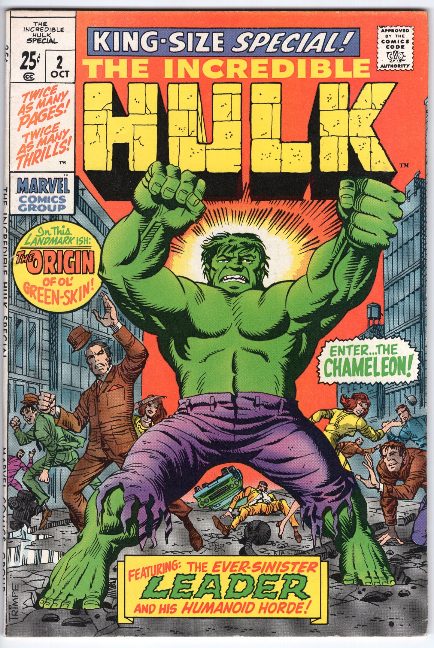 INCREDIBLE HULK, VOL. 1  ANNUAL #2 VF- (7.5)
