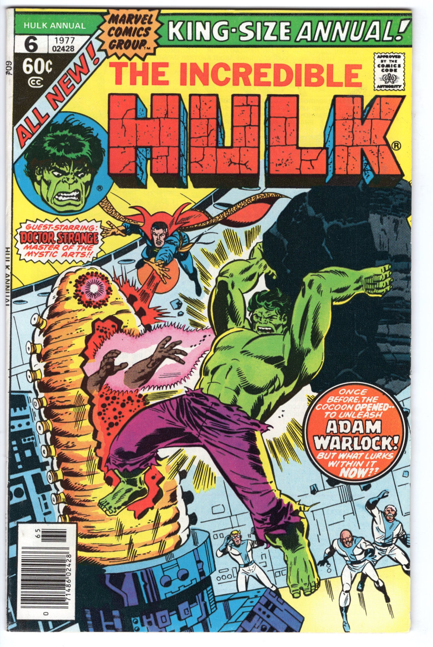 INCREDIBLE HULK, VOL. 1  ANNUAL #6 VG/FN (5.0)