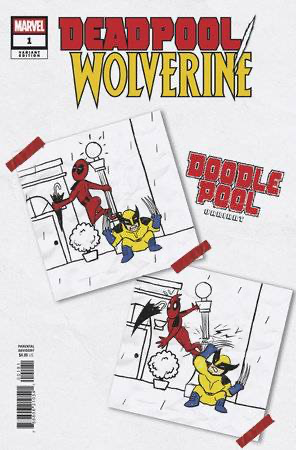 Deadpool / Wolverine #1 Doodlepool Variant