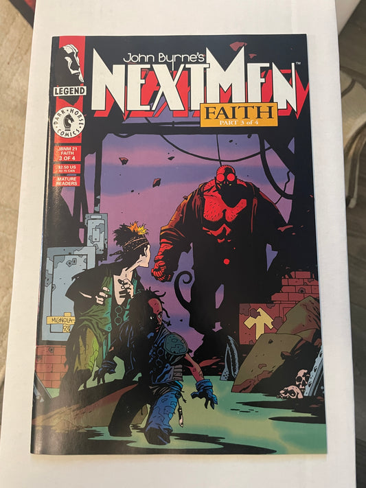 NEXT MEN #21 - FIRST APPEARANCE OF HELLBOY VF/NM