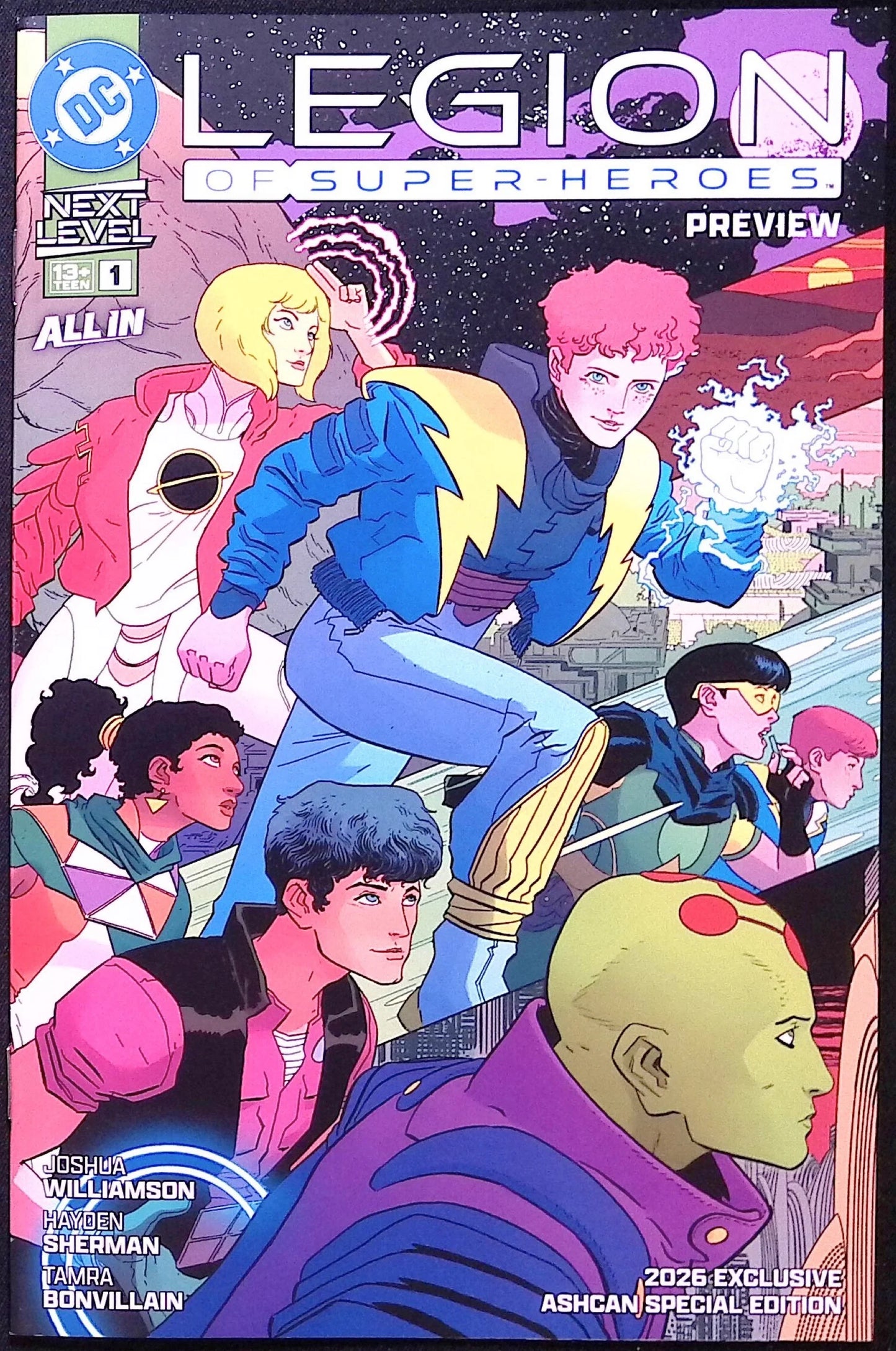 LEGION OF SUPER-HEROES 2026 EXCLUSIVE ASHCAN