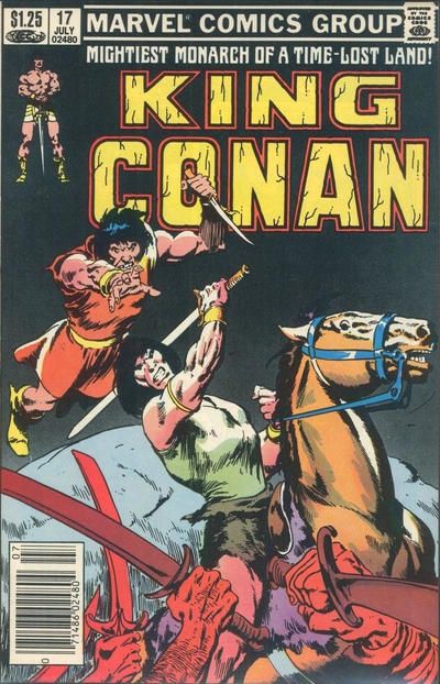 CONAN THE KING / KING CONAN #17 (CPV NEWSSTAND)