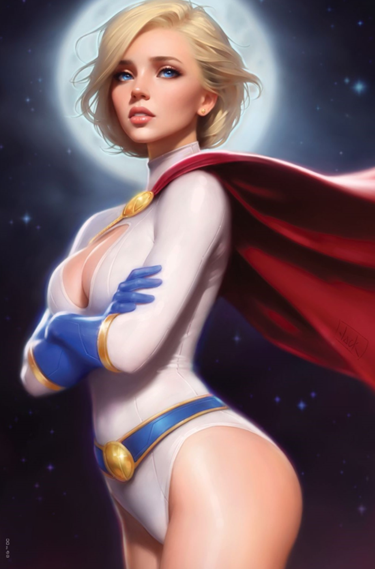 POWER GIRL SPECIAL #1 WILL JACK "FROWN" VIRGIN EXCLUSIVE