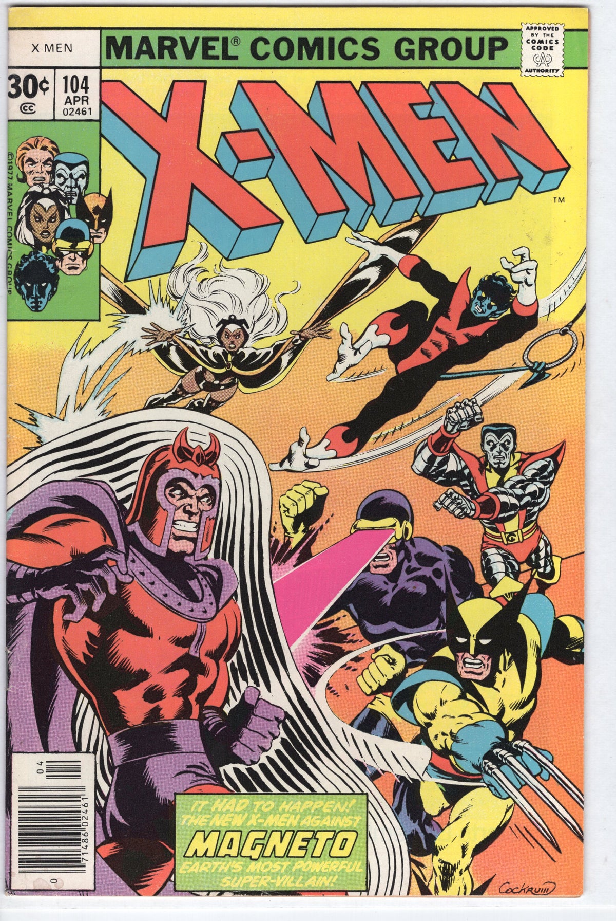 UNCANNY X-MEN, VOL. 1 #104 NEWSSTAND