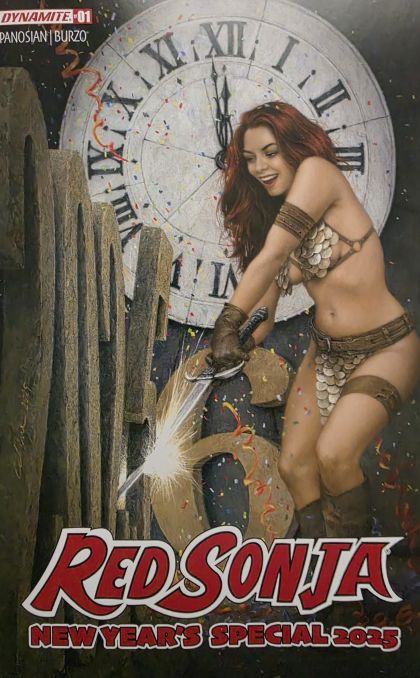 RED SONJA NEW YEAR'S SPECIAL 2025 CELINA EXCLUSIVE VARIANT