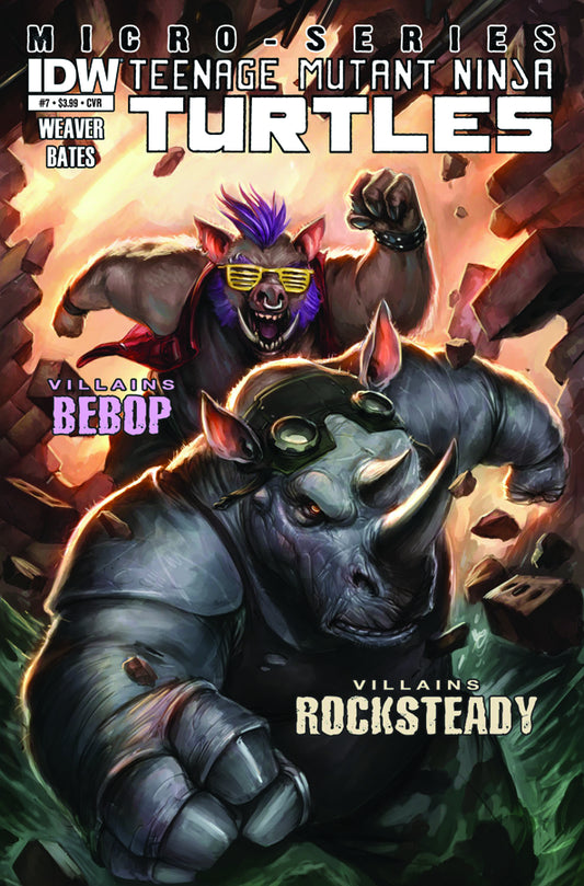 TMNT VILLAIN MICROSERIES #7 BEBOP & ROCKSTEADY