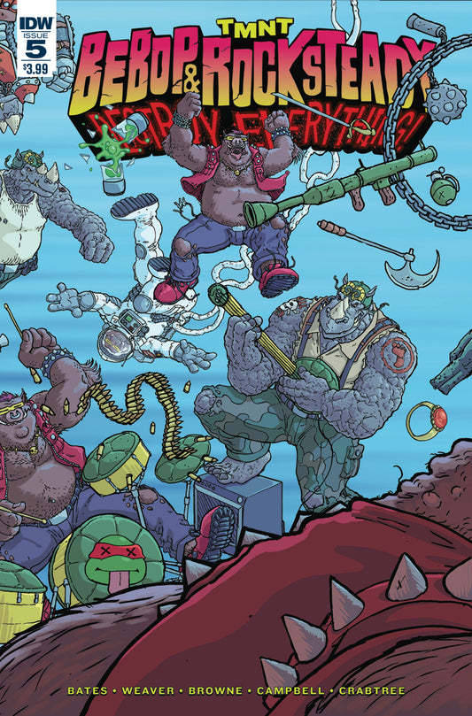 TMNT BEBOP & ROCKSTEADY DESTROY EVERYTHING #1-5 (NM)