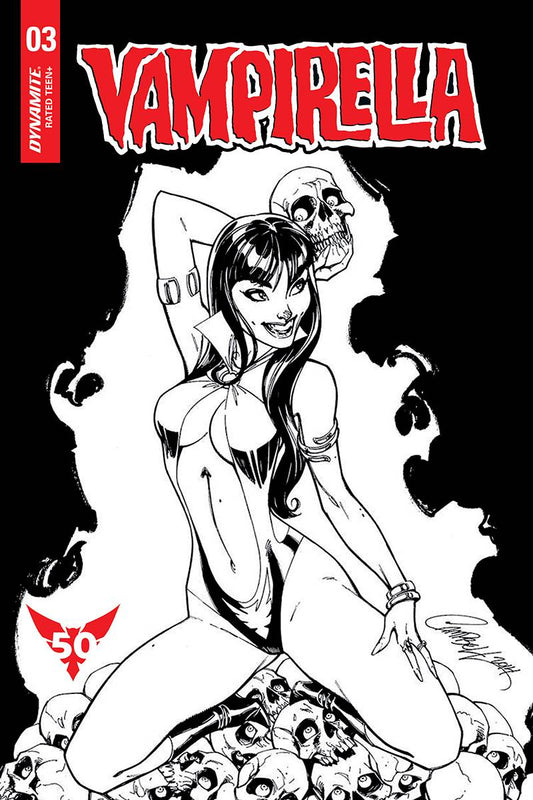 Vampirella #3 1:50 JSC Ratio Variant (B&W)