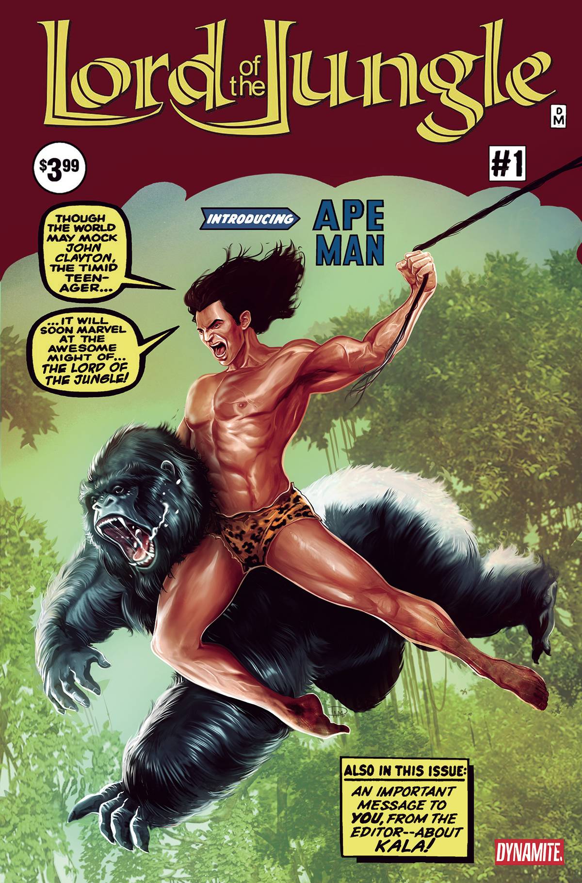 Lord of the Jungle #1 - FOC Bonus Maine AF #15 Homage