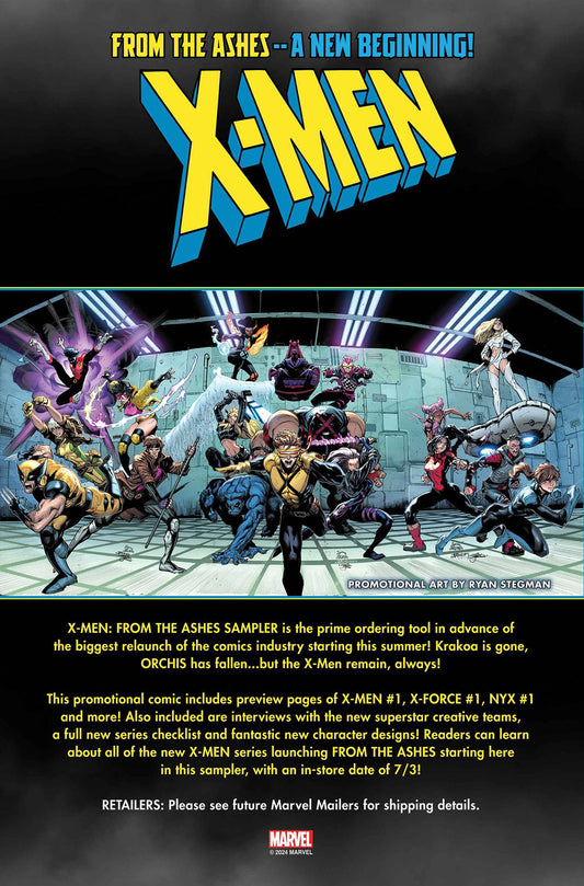 X-MEN FROM THE ASHES SAMPLER (BUNDLES OF 20) (NET)