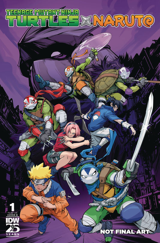 TMNT X Naruto #1 CVR B Prasetya