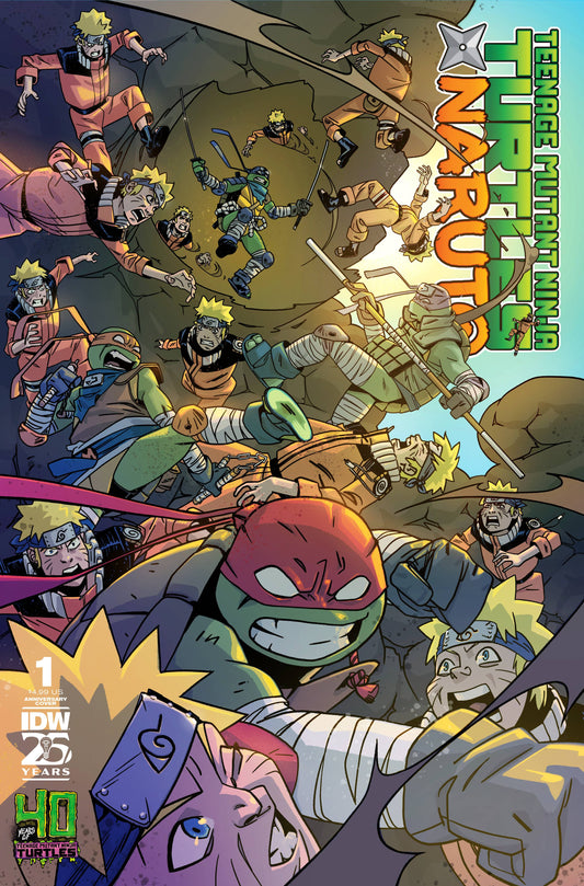 TMNT X Naruto #1 40th Anniversary CVR Duncan