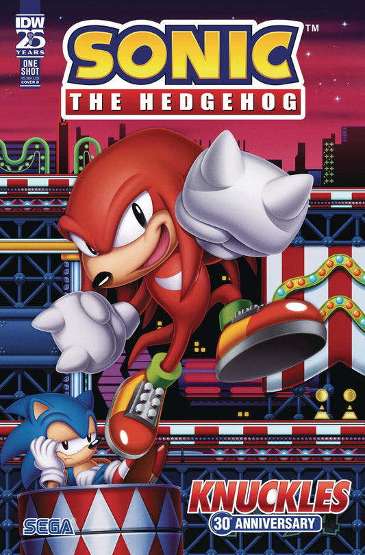 Sonic The Hedgehog Knuckles 30th Anniversary #1 CVR B Hughes